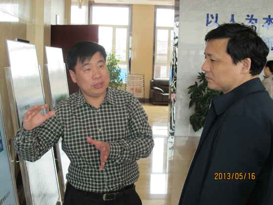省科技厅常务副厅长杨廷双来公司视察